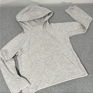 Athleta Gray Hoodie Top Womens Small Active Lounge Athleasure Yoga